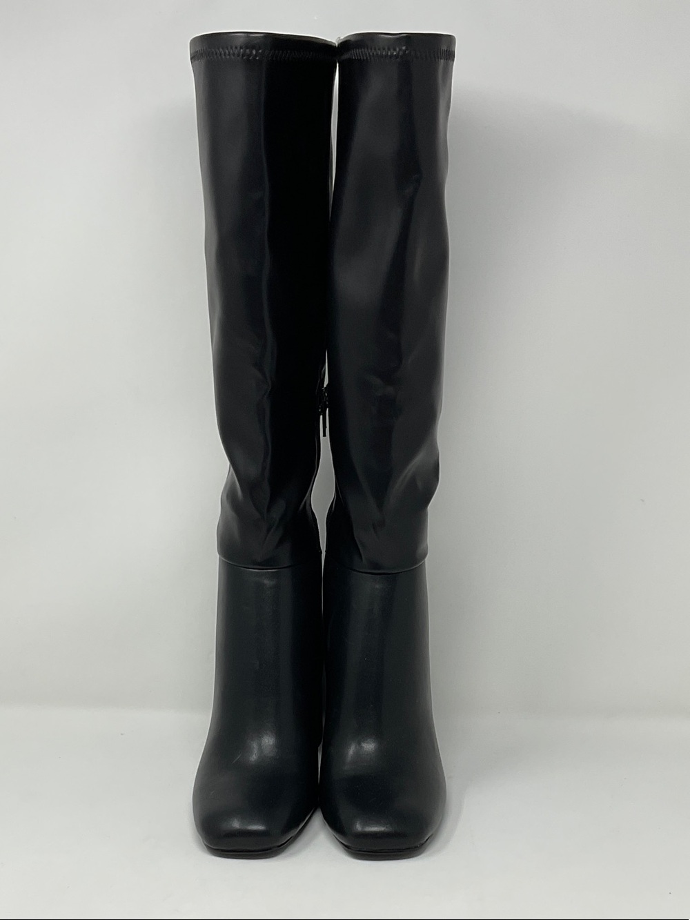 Madden Girl Black Knee-High Heeled Boots